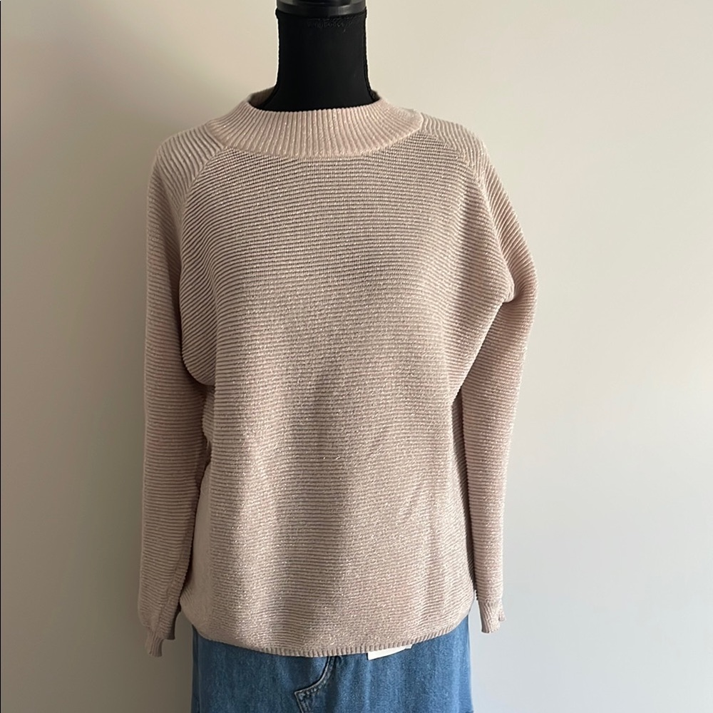 Jacqueline de Yong Women's Cream Sweater Sz L